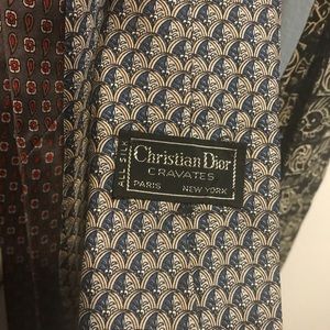 Mens Vintage Christian Dior Cravates Luxury Neck Tie